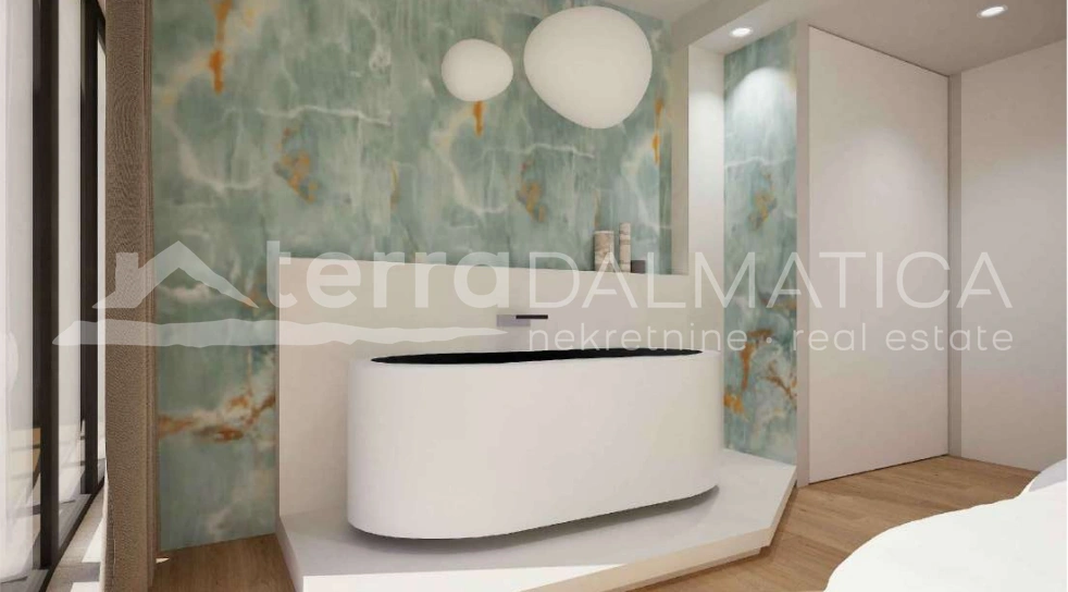 Renommierte Wohnung in Sukošan - Luxus, Meer und Swimmingpool zum Greifen nah