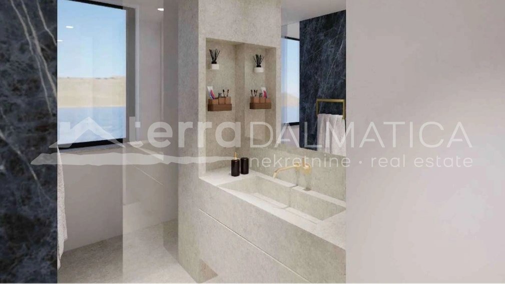 Penthouse in Sukošan – Luxus auf dem Dach, Aussicht und zwei private Pools