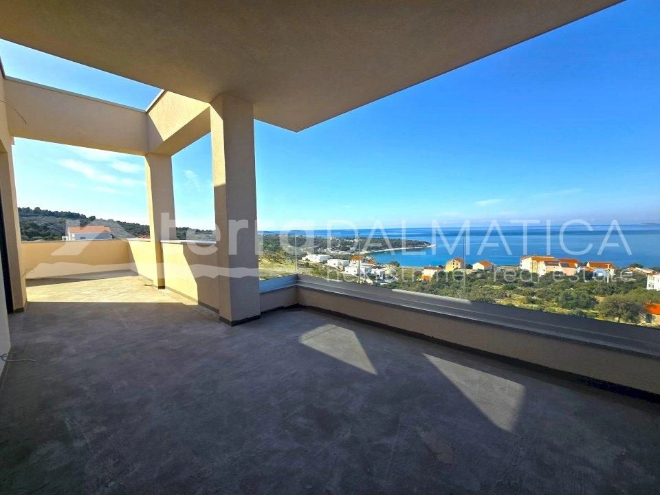 Apartment mit Panoramablick auf das Meer in Primošten