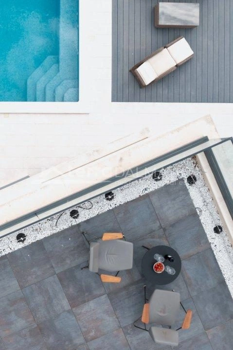 Luxusvilla in Podstrana mit Dachterrasse, Swimmingpool und unglaublichem Blick auf Split
