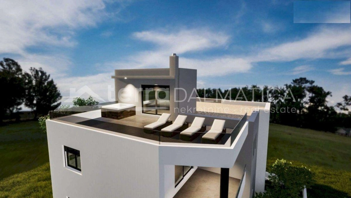 Na korak od vašeg novog života – luksuzni stan u Vodicama s krovnom terasom i pogledom