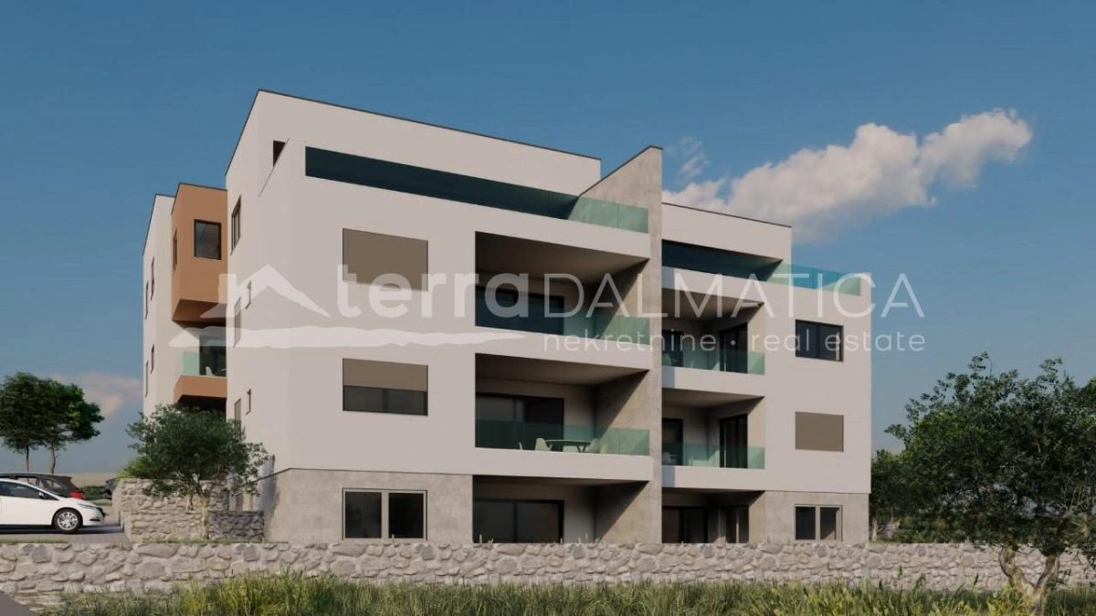 Žaborić – Zwei-Zimmer-Wohnung mit Loggia in einem Neubau