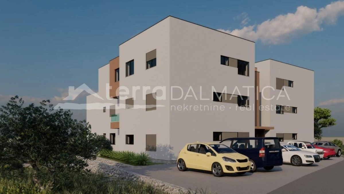 Žaborić – Zwei-Zimmer-Wohnung mit Loggia in einem Neubau