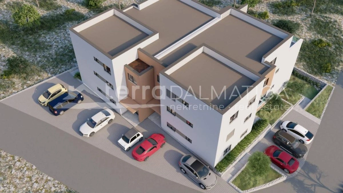 Žaborić – Zwei-Zimmer-Wohnung mit Loggia in einem Neubau