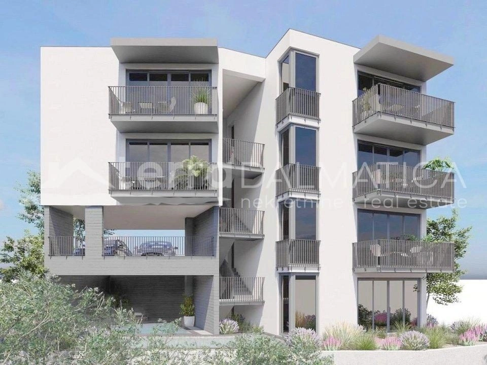 Primošten, moderne Zwei-Zimmer-Wohnung in einem Neubau