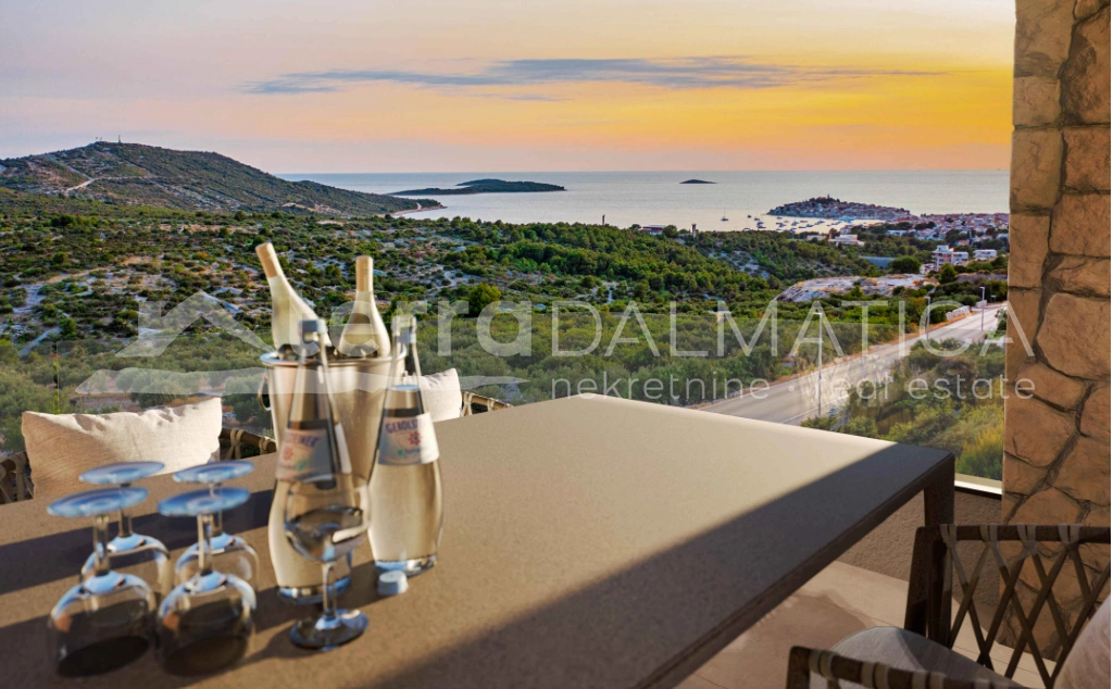 Primošten - Penthouse mit atemberaubendem Ausblick – ultimativer Komfort & mediterraner Charme!