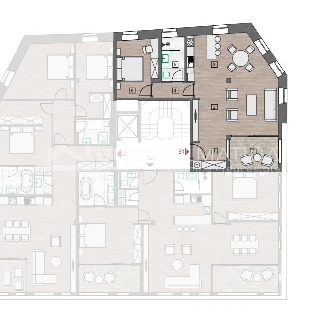 Luxuriöse Wohnung in Šibenik – NEUBAU direkt am Wasser