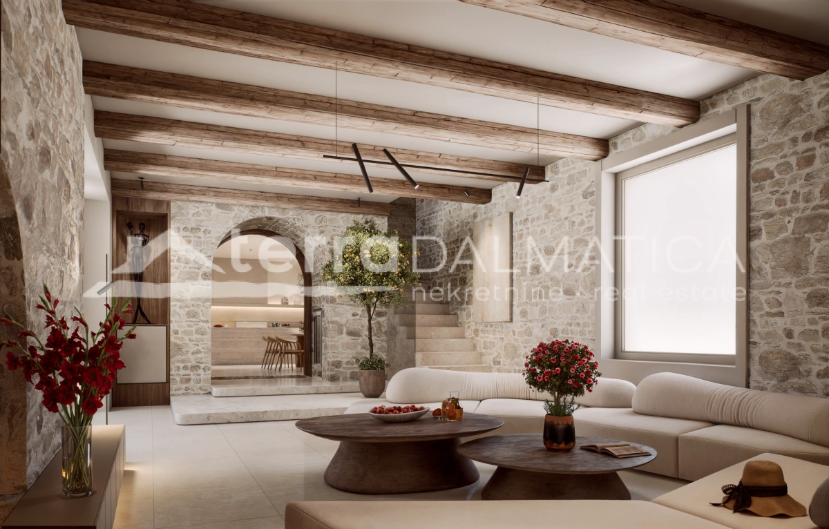 Przyszła luksusowa kamienna willa na wyspie Brač – połączenie historycznego dziedzictwa i nowoczesnego designu