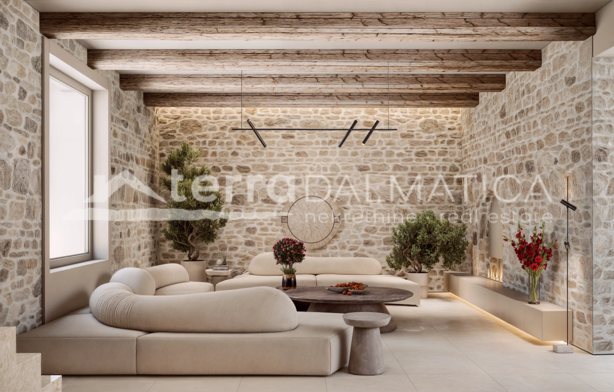 Przyszła luksusowa kamienna willa na wyspie Brač – połączenie historycznego dziedzictwa i nowoczesnego designu