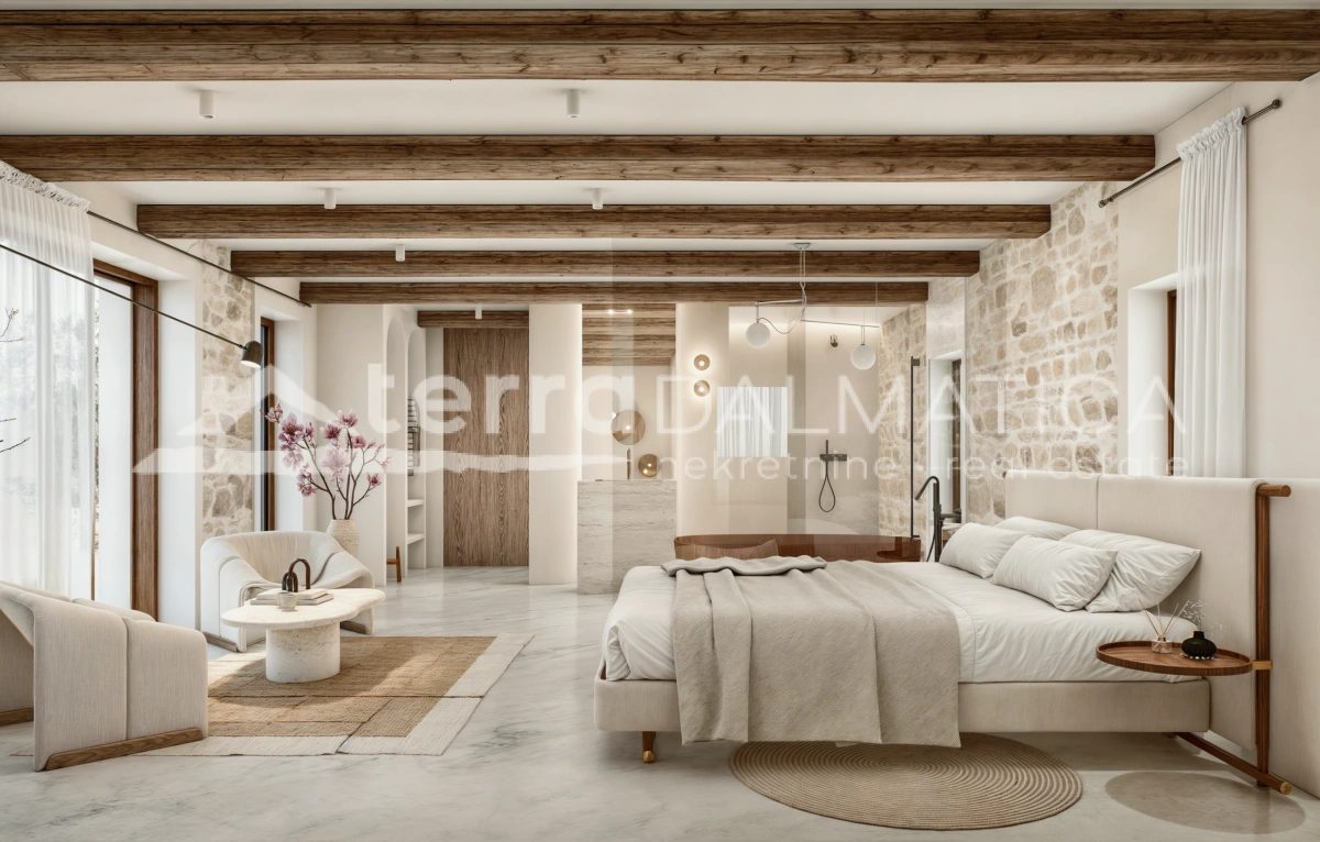 Przyszła luksusowa kamienna willa na wyspie Brač – połączenie historycznego dziedzictwa i nowoczesnego designu