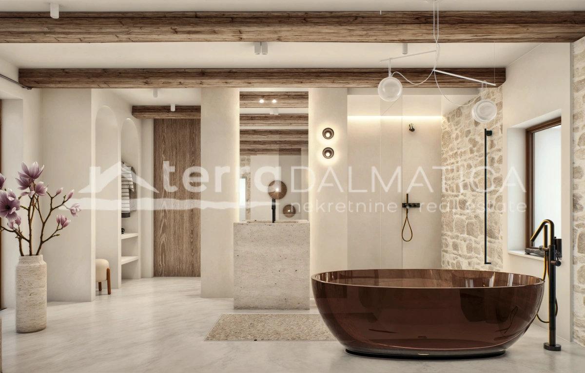 Przyszła luksusowa kamienna willa na wyspie Brač – połączenie historycznego dziedzictwa i nowoczesnego designu