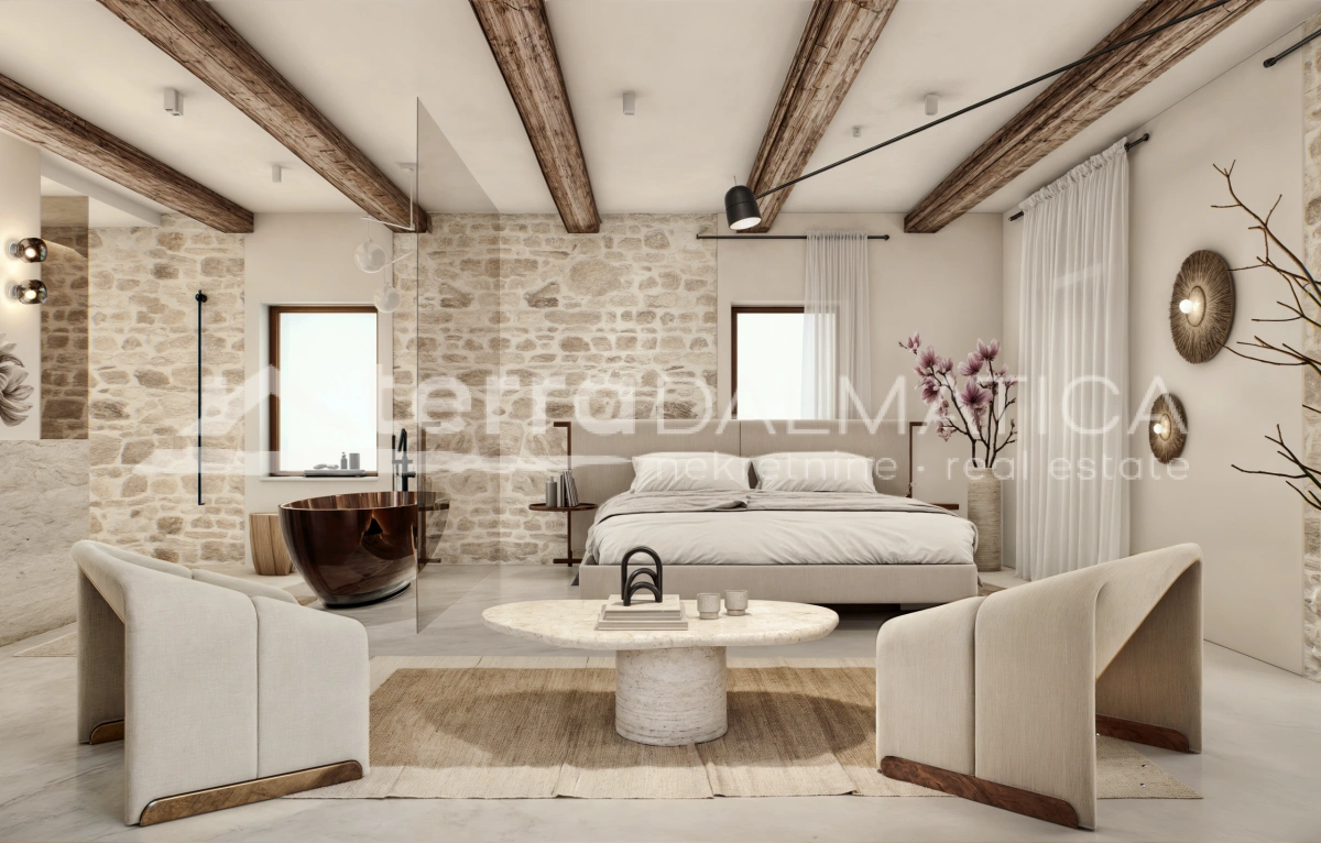 Przyszła luksusowa kamienna willa na wyspie Brač – połączenie historycznego dziedzictwa i nowoczesnego designu