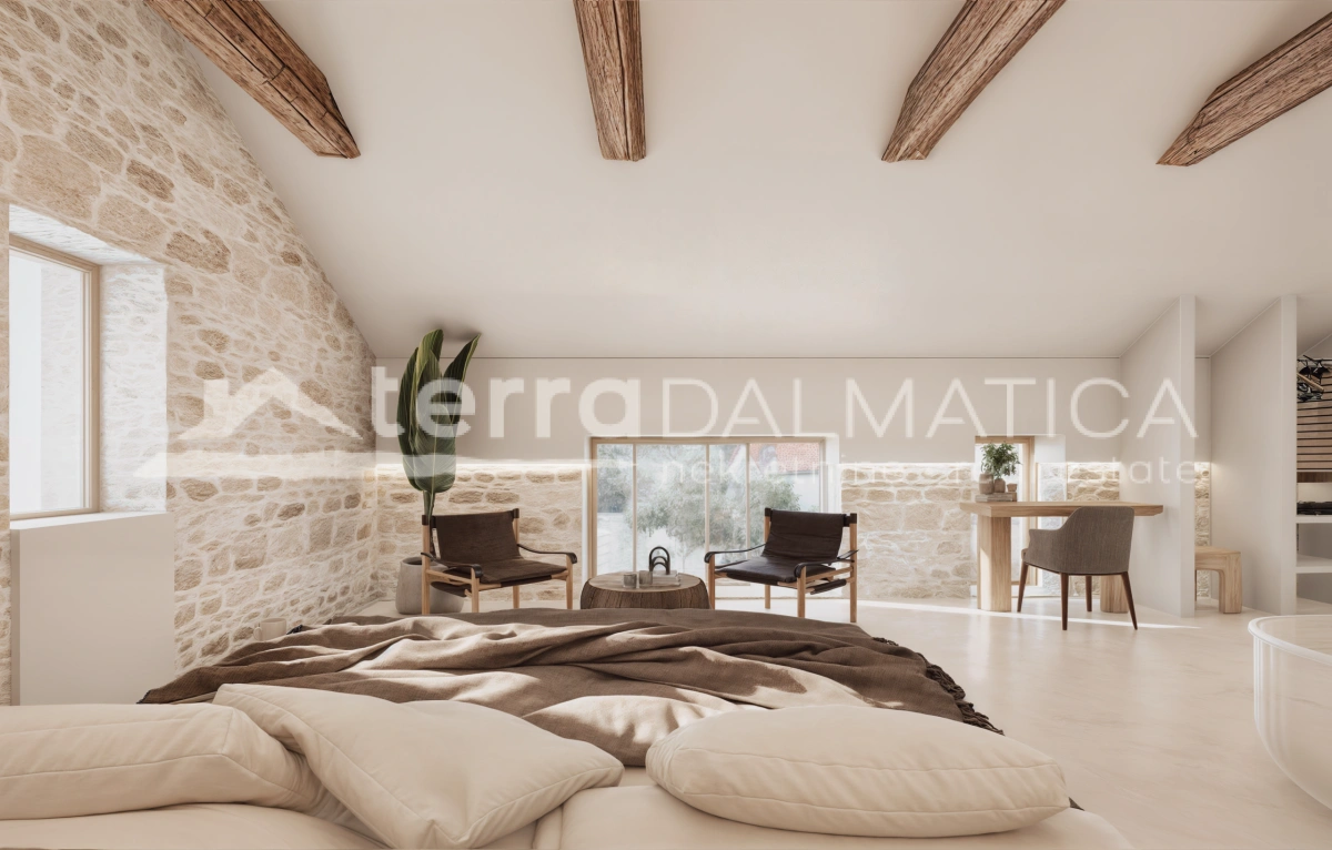 Przyszła luksusowa kamienna willa na wyspie Brač – połączenie historycznego dziedzictwa i nowoczesnego designu