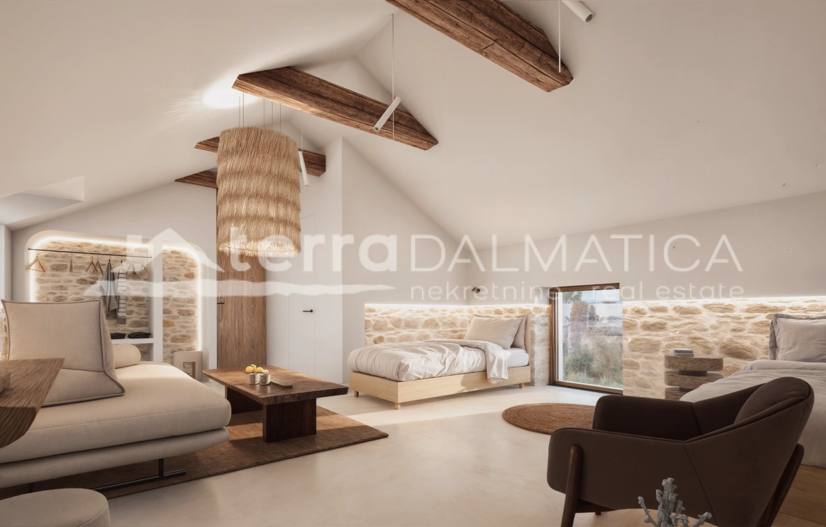 Przyszła luksusowa kamienna willa na wyspie Brač – połączenie historycznego dziedzictwa i nowoczesnego designu