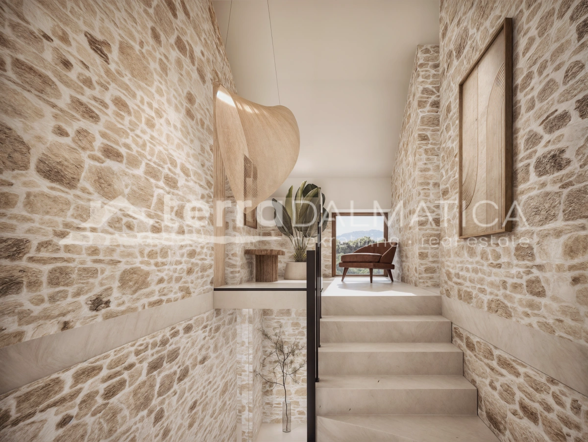 Przyszła luksusowa kamienna willa na wyspie Brač – połączenie historycznego dziedzictwa i nowoczesnego designu