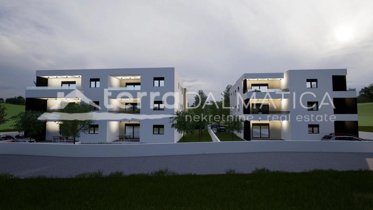 Stan 70,86 m² u Vodicama – prizemlje s terasom i parkirnim mjestom