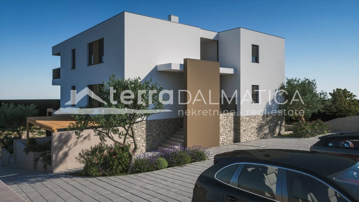 Novogradnja u Žaboriću – 3 sobe, terasa, 130 m od mora