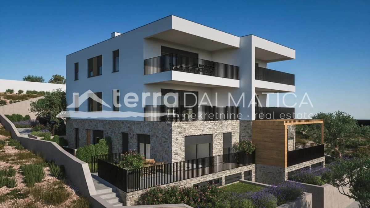 Novogradnja u Žaboriću – apartman na drugom katu s pogledom na more