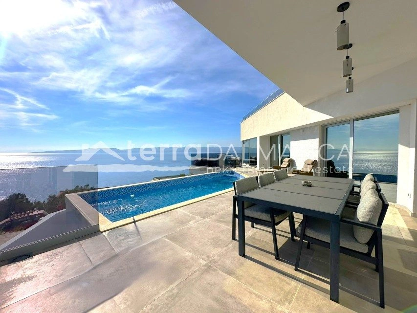 Das Meer unter Ihrem Fenster – eine luxuriöse Villa mit Swimmingpool in Dalmatien