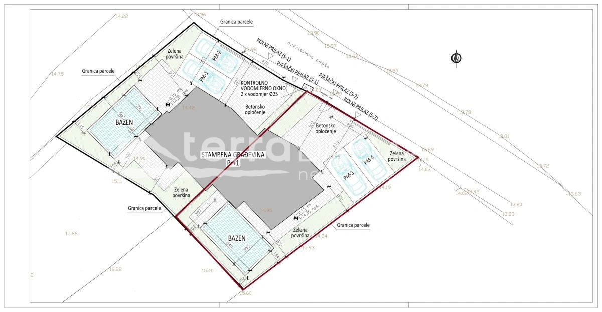 Modernes Doppelhaus in Tribunj – 150 Meter vom Meer entfernt