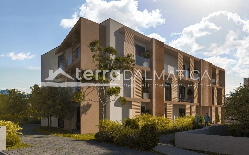 Stan u Vodicama – novogradnja, pogled na more, 2 terase