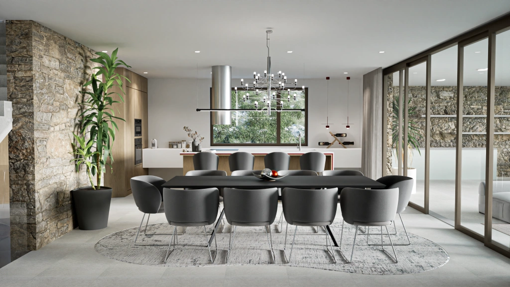 Primosten-Kroatien, exklusive Villa im modernen Design mit Panoramablick auf den Archipel