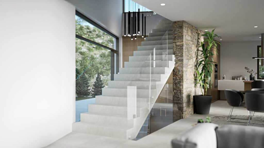 Primosten-Kroatien, exklusive Villa im modernen Design mit Panoramablick auf den Archipel