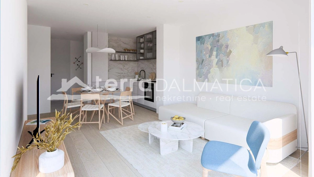 Ferienwohnung mit Meerblick und Balkon – Sukošan