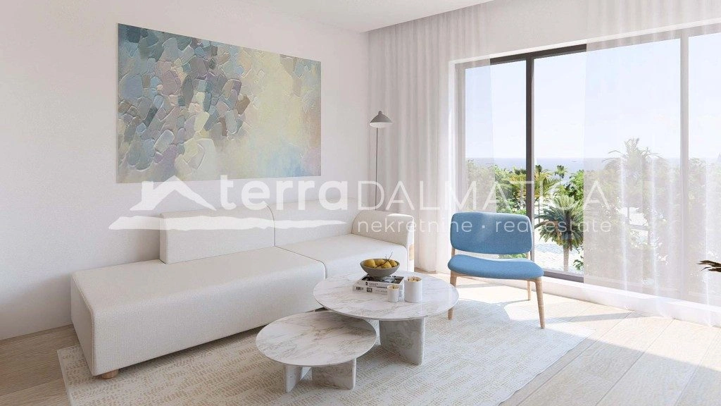 Ferienwohnung mit Meerblick und Balkon – Sukošan