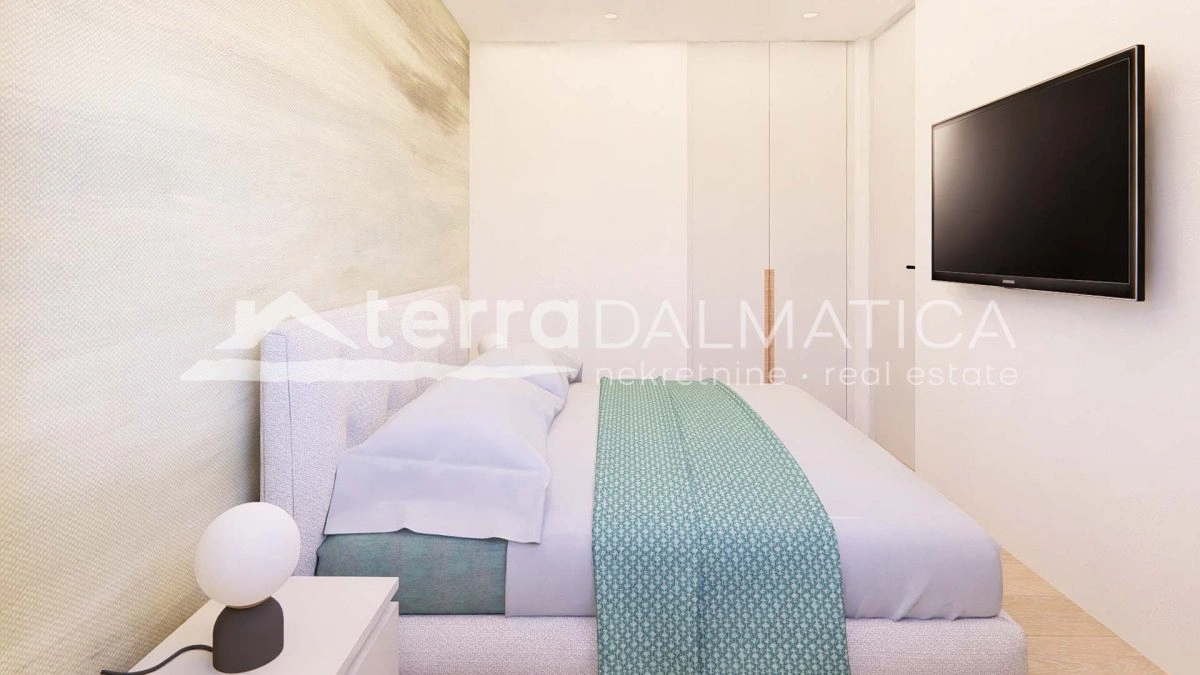 Ferienwohnung mit Meerblick und Balkon – Sukošan