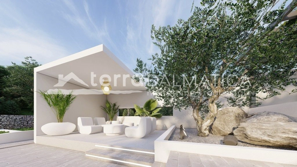 Luxusvilla mit Panoramablick auf die Adria – Rogoznica