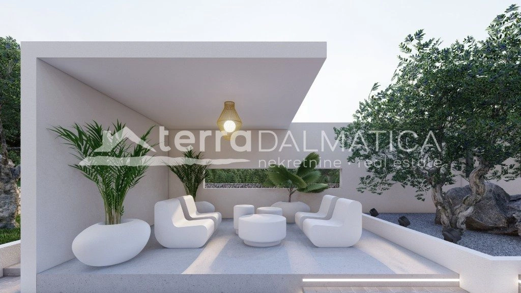 Luxusvilla mit Panoramablick auf die Adria – Rogoznica