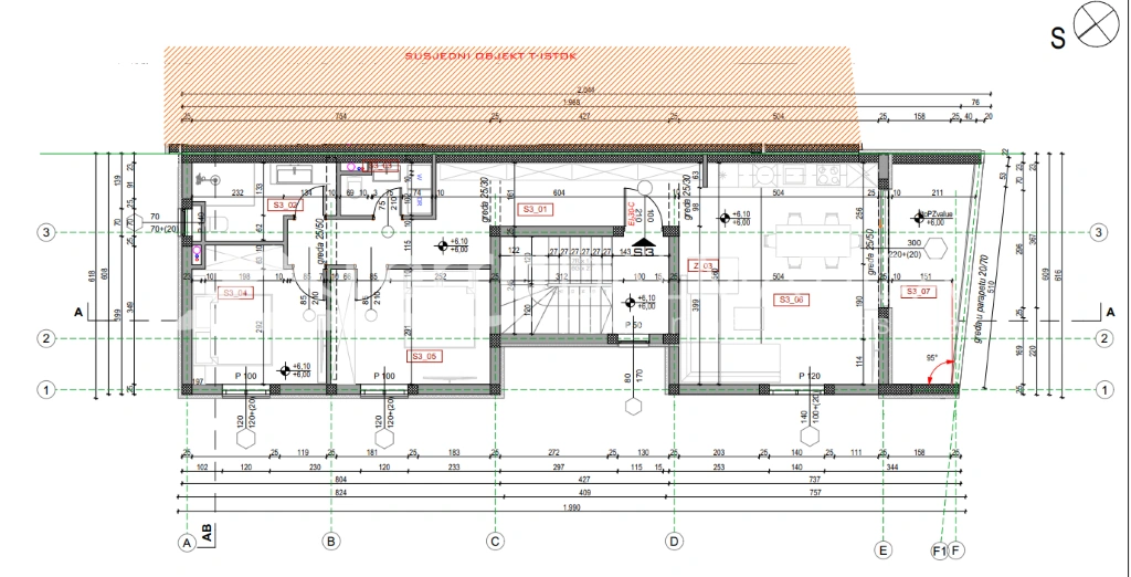 Apartament Brodarica, ostatnie piętro z balkonem i miejscem parkingowym