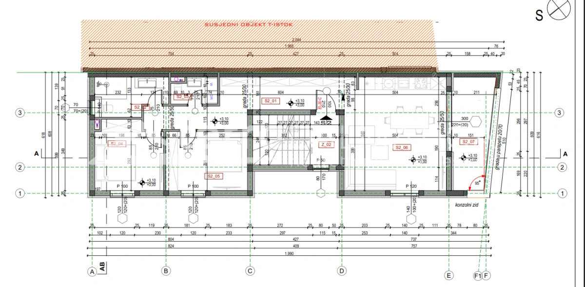 Stan Brodarica, prvi kat s loggiom i parkirnim mjestom