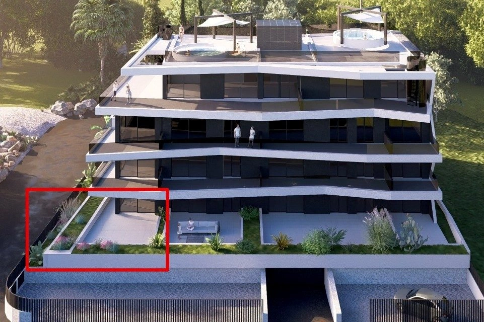 Apartment, Primošten – Terrassen mit freiem Meerblick, Aufzug, Garage