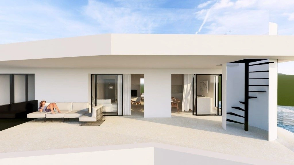 Apartment, Primošten – Terrassen mit freiem Meerblick, Aufzug, Garage