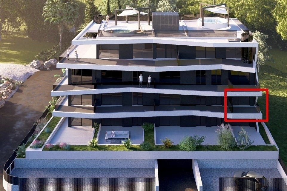 Apartment, Primošten – Terrassen, freier Meerblick, Aufzug und Garage