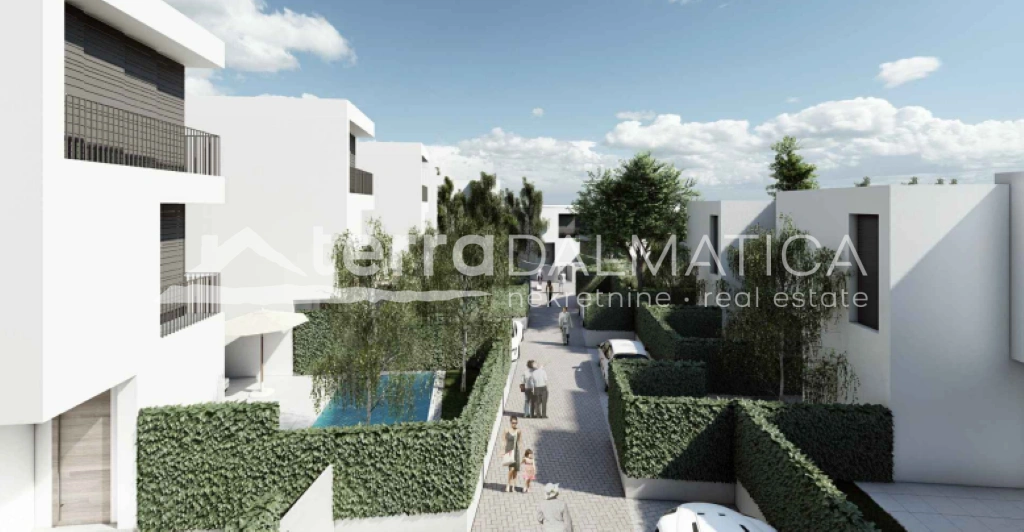 Moderne Villa in Tribunj – in Meeresnähe, mit Swimmingpool und Garten