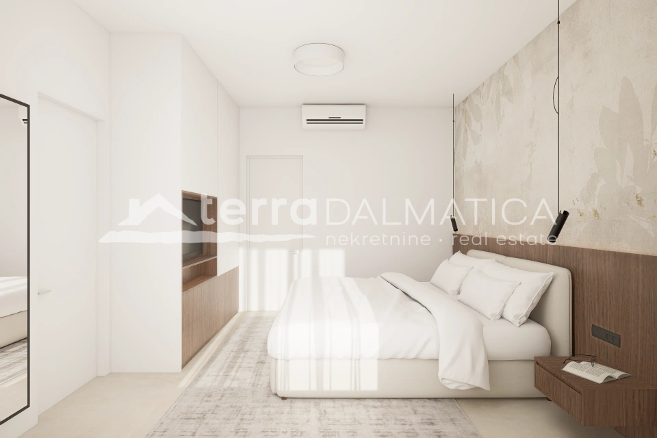 Moderní apartmán, Primošten – soukromý bazén a zahrada