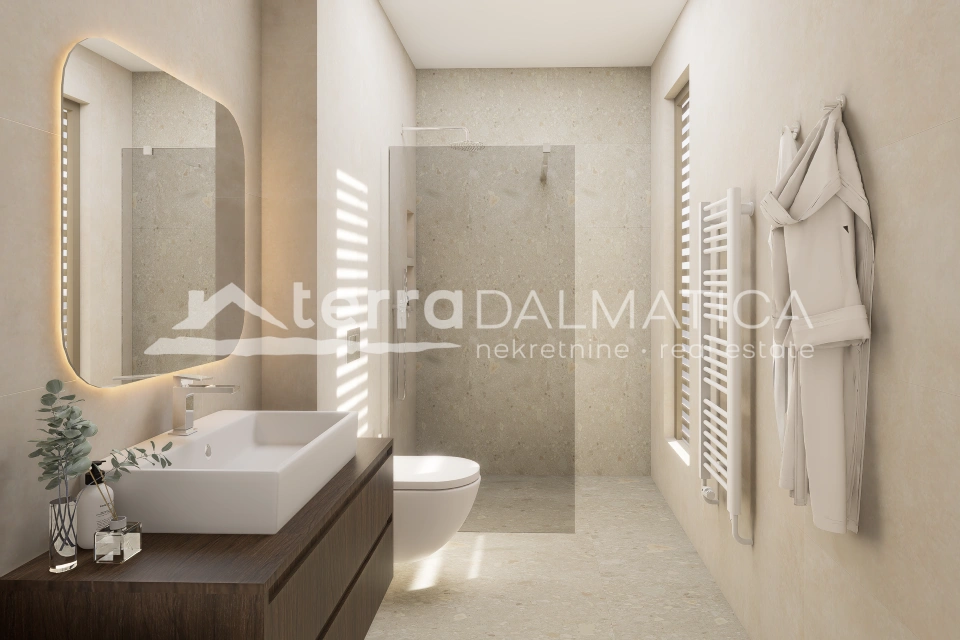 Moderní apartmán, Primošten – soukromý bazén a zahrada