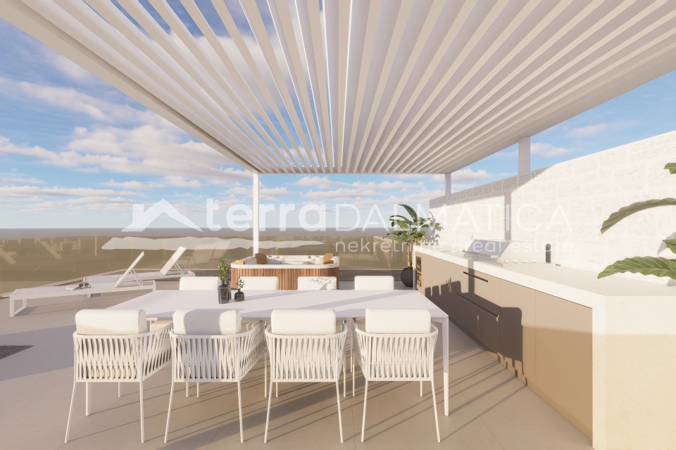 Penthouse, Primošten – střešní terasa