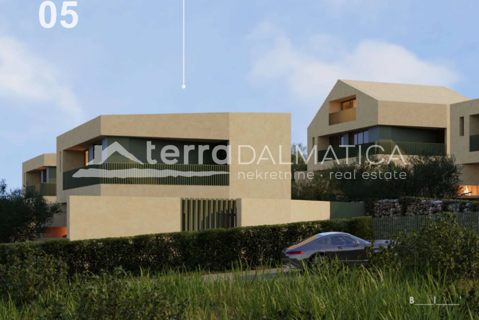 Freistehende Villa mit Pool, Brač – Aussicht