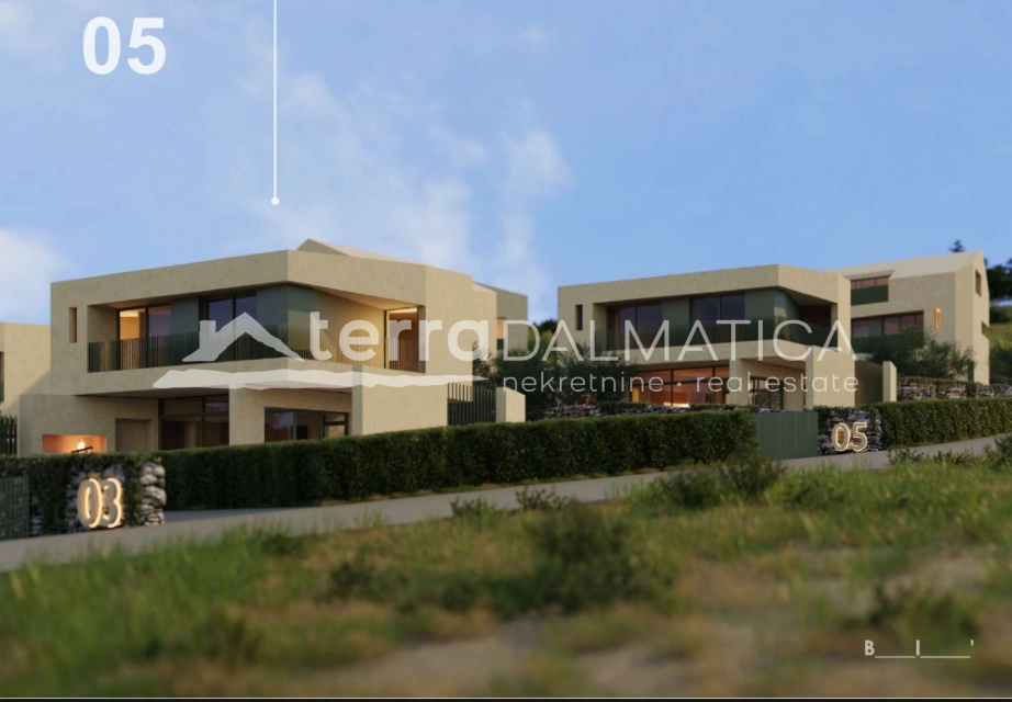 Freistehende Villa mit Pool, Brač – Aussicht