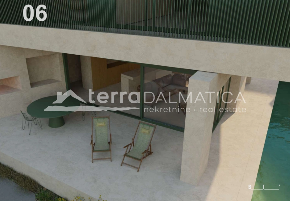 Villa mit Pool auf der Insel Brač, Aussicht