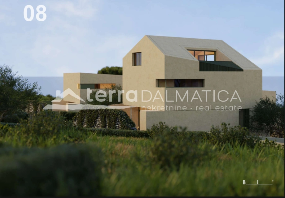 Geräumige Villa, Brač – Pool, Meerblick