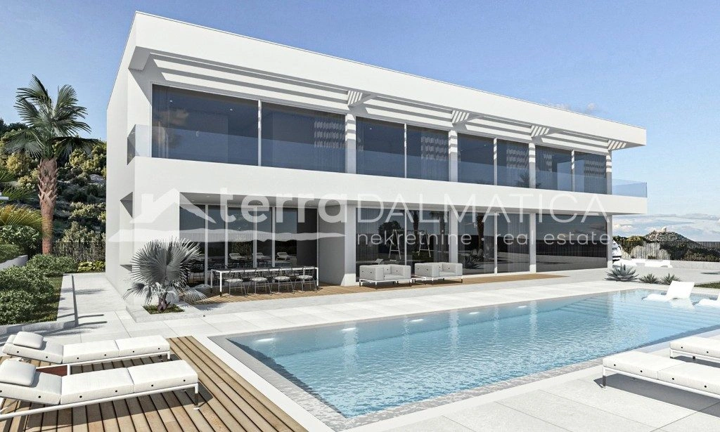 Luxusvilla mit Wellnessbereich und großem Swimmingpool, Vodice