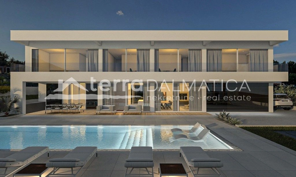 Luxusvilla mit Wellnessbereich und großem Swimmingpool, Vodice