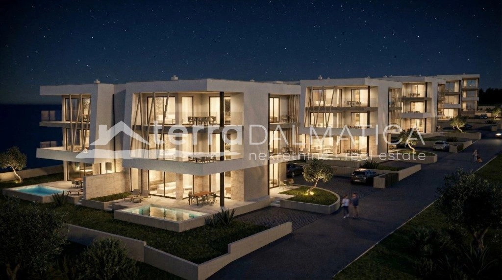 Apartment, Tribunj – S5, zweiter Stock mit überdachten Terrassen