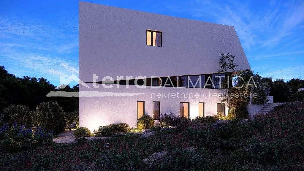 Moderne Wohnung in einem Neubau in Brodarica mit 58 m² Garten, 5 Minuten vom Strand entfernt