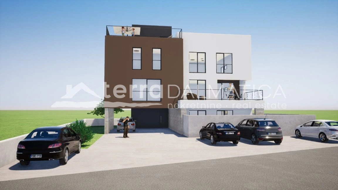 Wohnung mit Garten, Zaton – Neubau